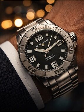 Swiss Legend Automatic Swiss Made Watch 20 ATM Heavy, Durable, Stylish Pre-Owned